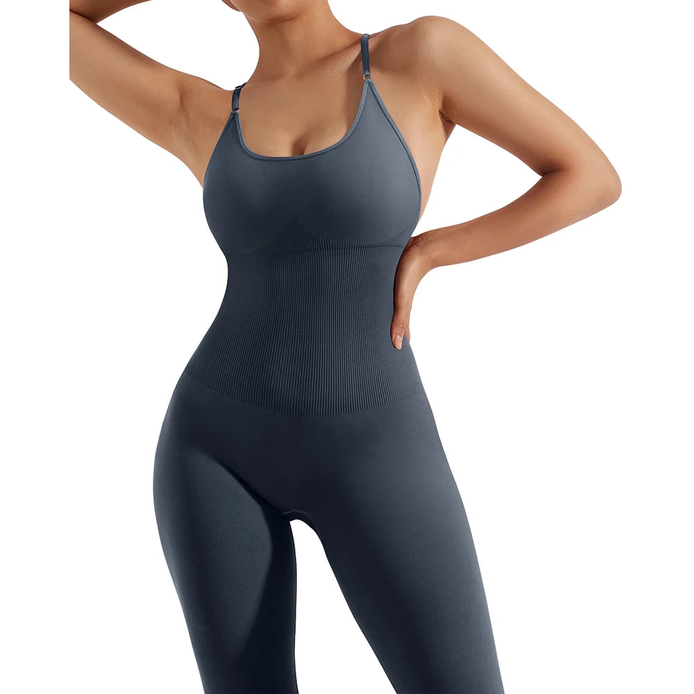 Bodysuit Women Jumpsuit Summer Romper Overalls Sportswear Fashion Streetwear Women Overalls One Piece Fitness Sports Bodysuits