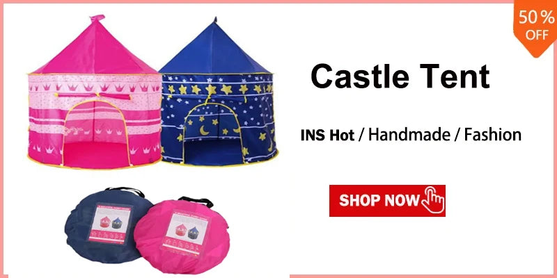 Kids Tent Pink Blue Kids Play House Children Indoor Outdoor Toy House Portable Baby Play House Children Tent Teepee Tent Enfant