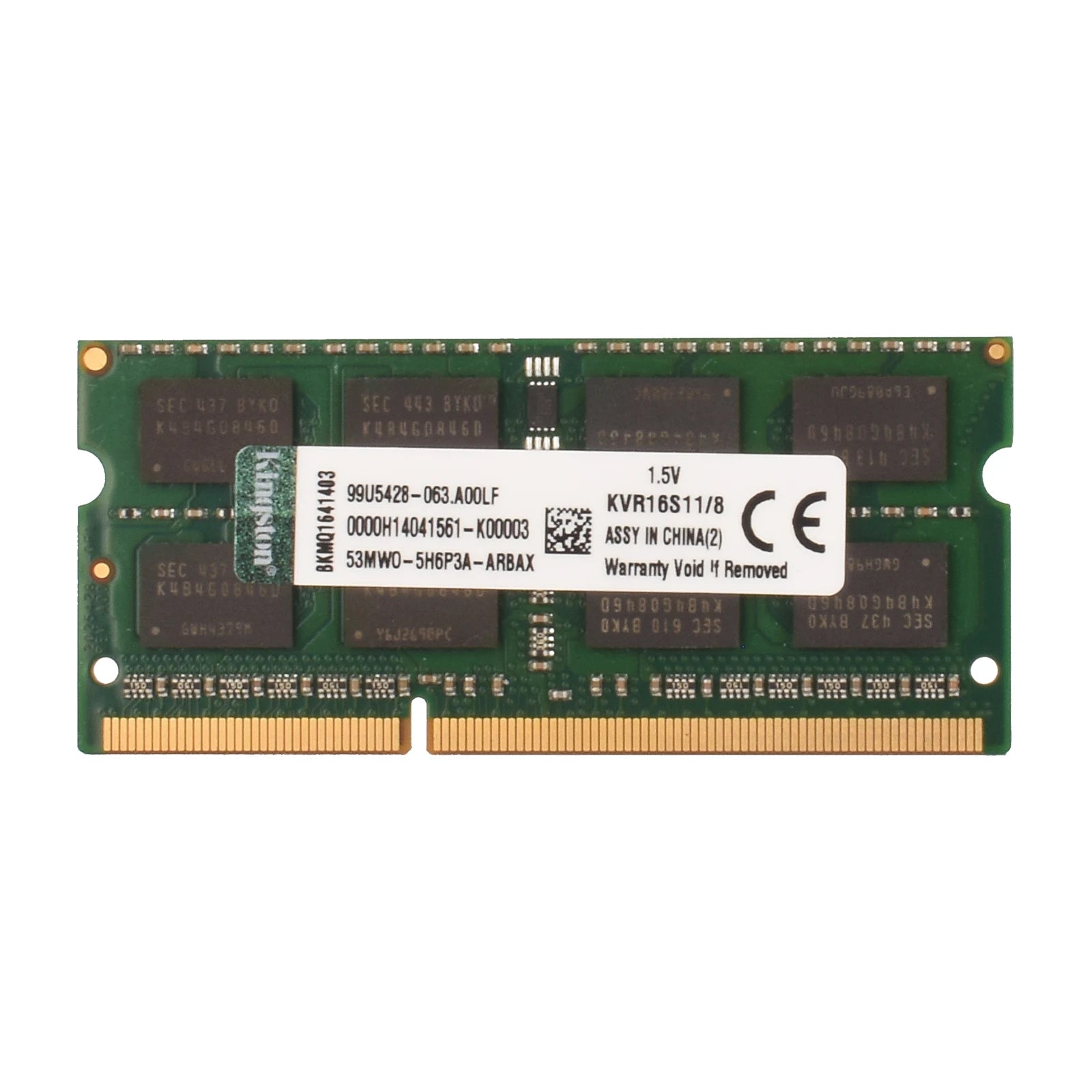 Kingston Laptop Ram DDR3L DDR3 8GB 4GB 1066Mhz 1333Mhz 1600Mhz 1866Mhz SO-DIMM PC3-8500 10600 12800 Notebook DDR3 Dual Channel