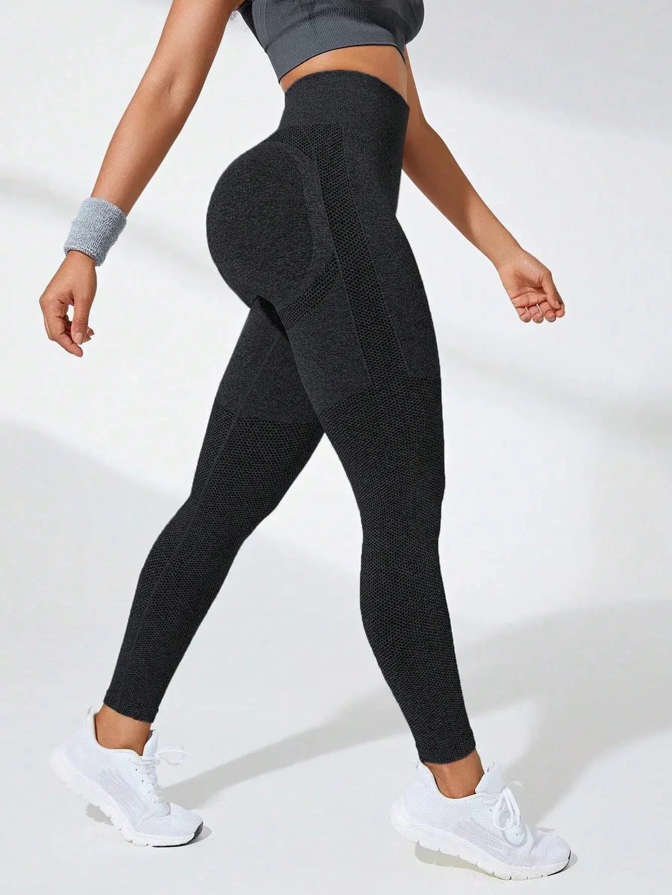 Women Seamless Leggings High Waist Fitness Leggings High Elastic Knitting Fashion Sports Pants Gym Running Yoga Butt Lift Tights