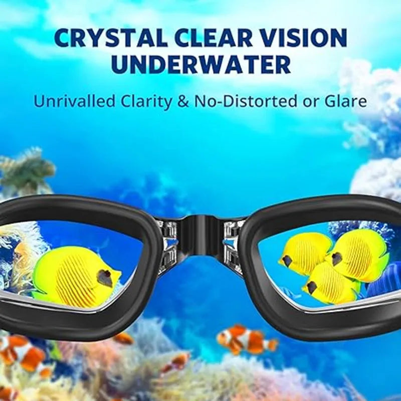 Professional Waterproof Swimming Goggles Anti-fog UV400 Leak Prevention Glasses Children Students Swim Eye Protection Eyewear