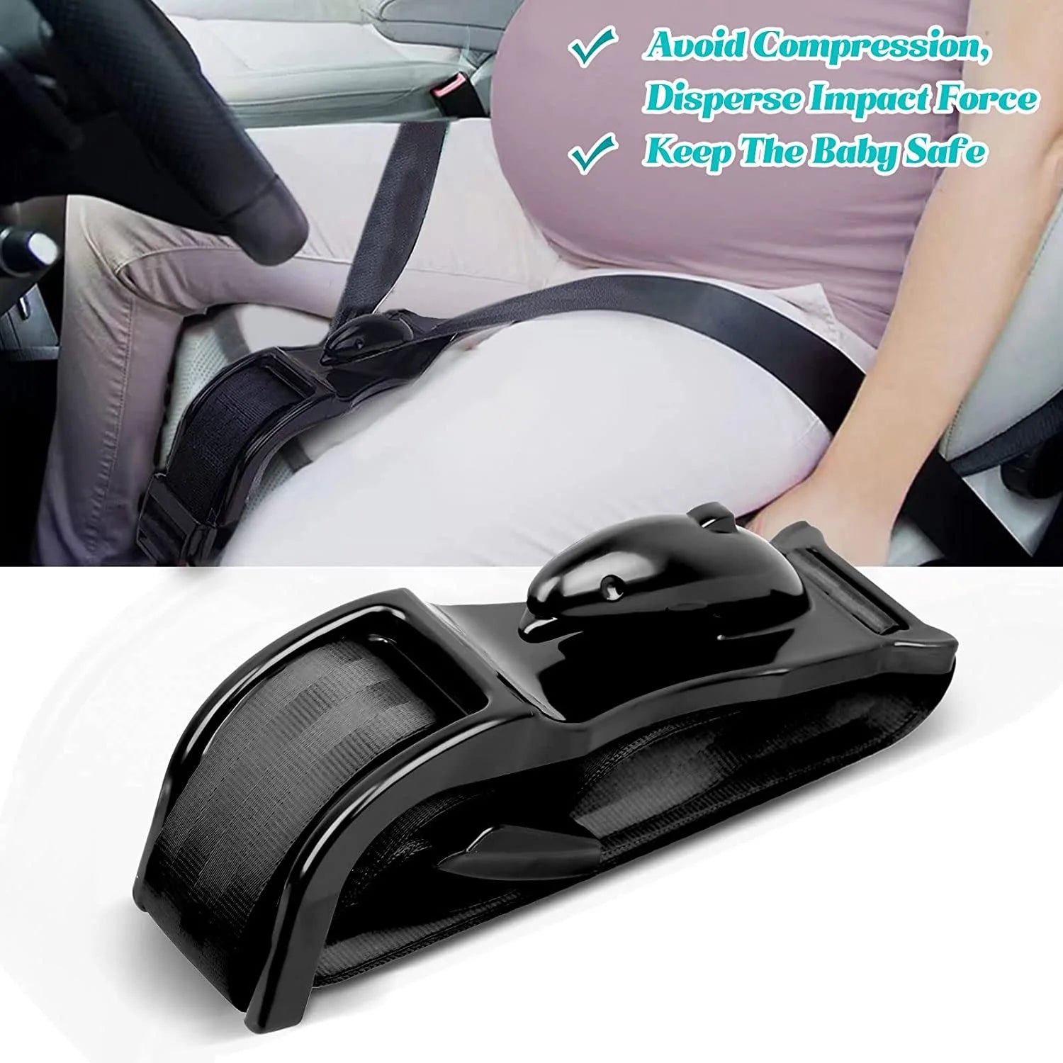 Car Seat Safety Belly Support Belt for Pregnant Woman Maternity Moms Belly Unborn Baby Protector Adjuster Extender Accessories