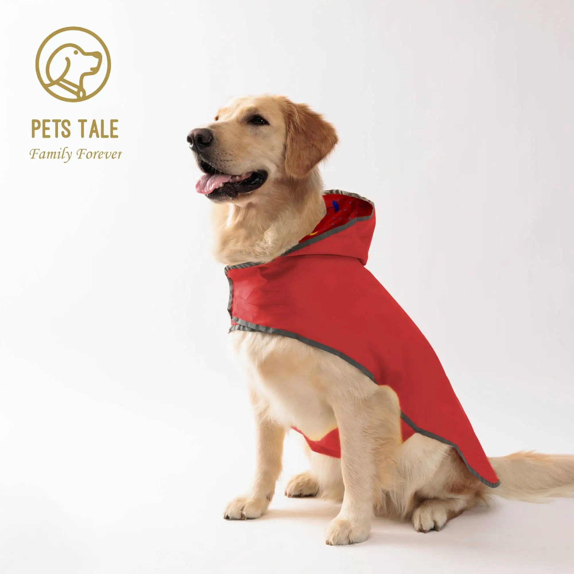 Keep Your Pup Dry & Stylish: Double-Layer Yellow Raincoat With Two-Way Wear!