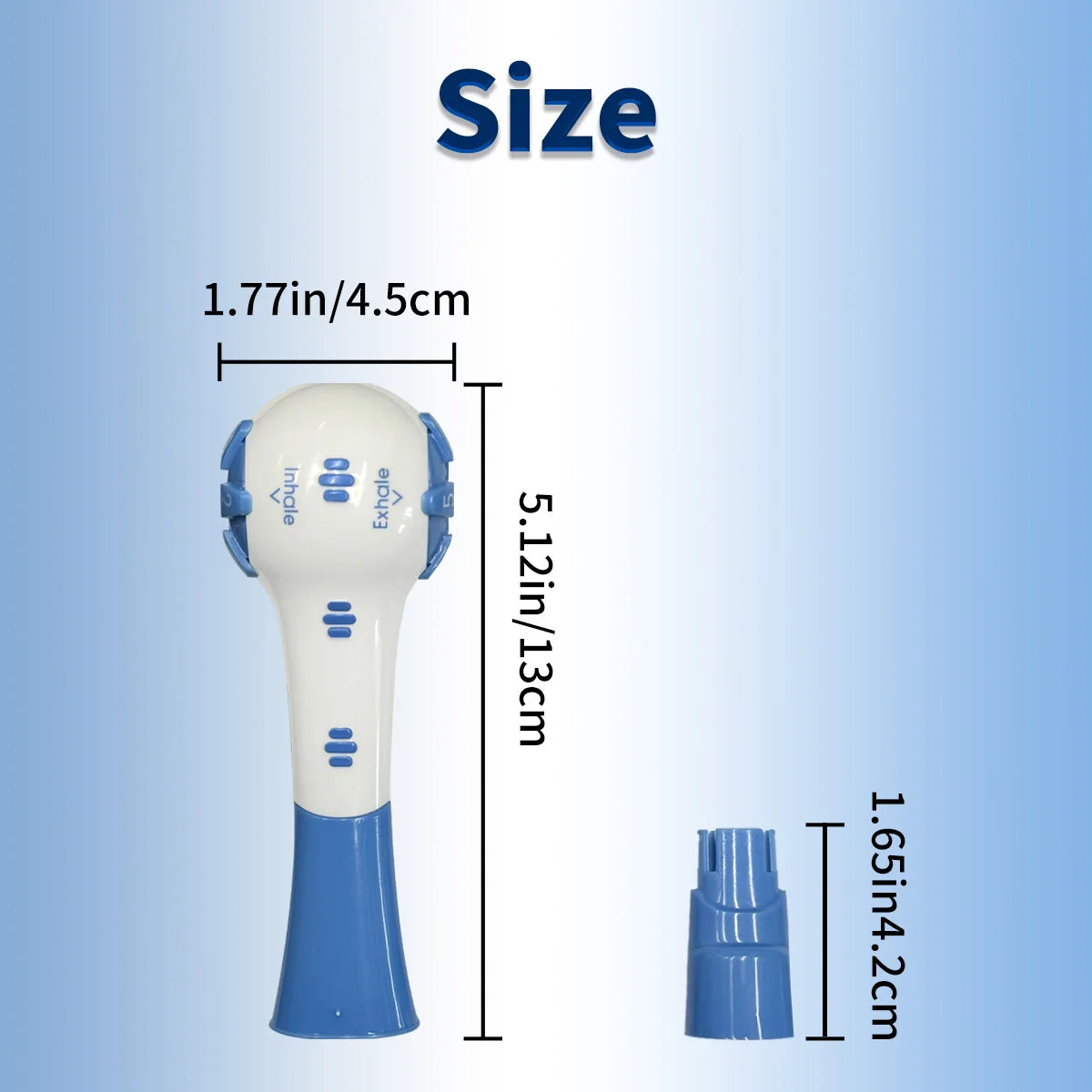 Portable breathing trainer Increases lung capacity Aerobic adjustable resistance exercisers quickly increase lung capacity