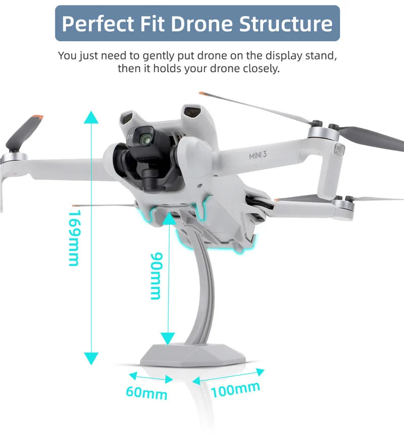 Desktop Display Stand for DJI Mini 3 Pro / Mini 3 / Mini 2 / Mini 2 SE / Mavic Mini / Mini SE Drone UAV Display Rack Ornament