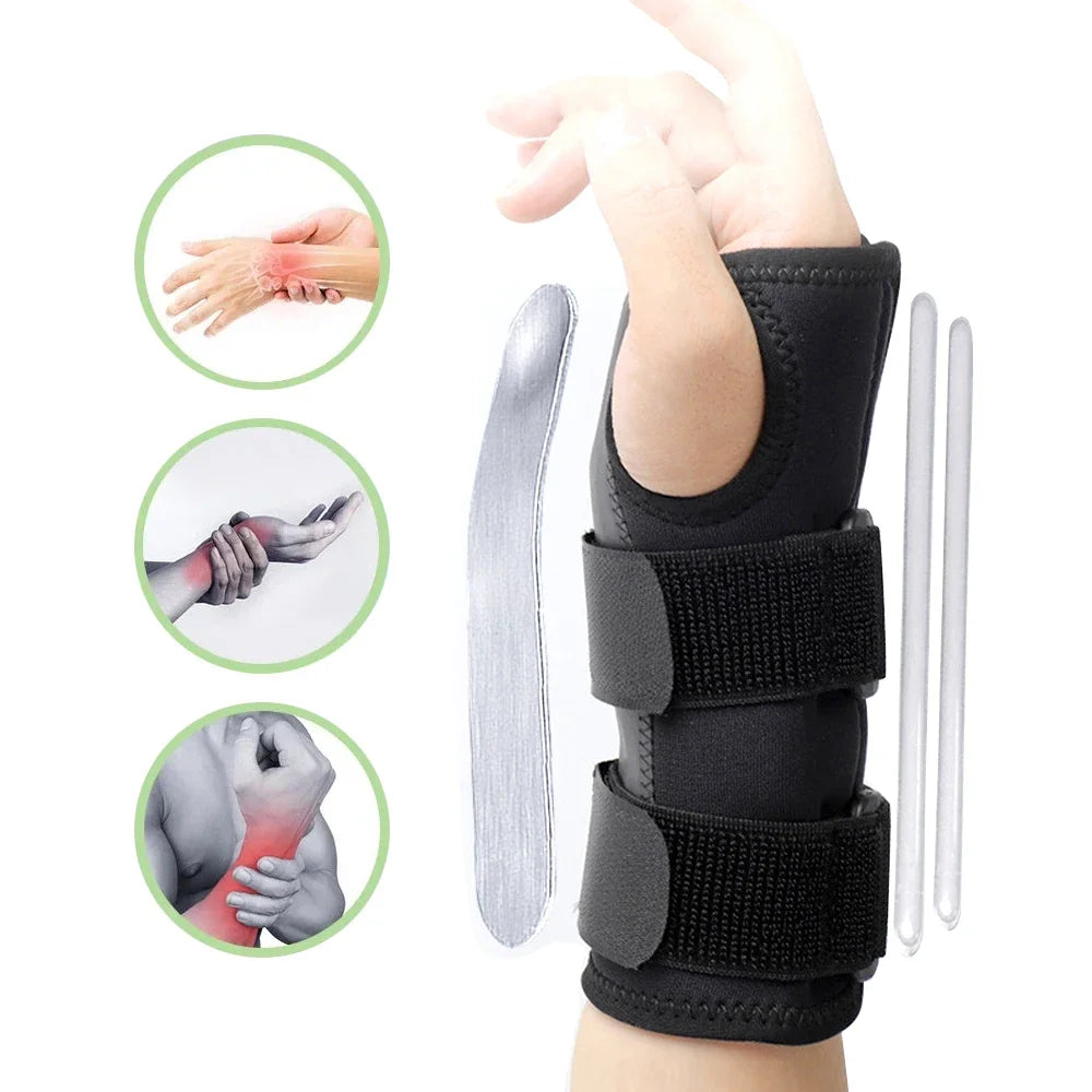 1Pcs Carpel Tunnel Wrist Brace Splint Women Men Stabilizing Brace Hand Support Sprain Tendonitis Wrist Brace Night Immobilizer