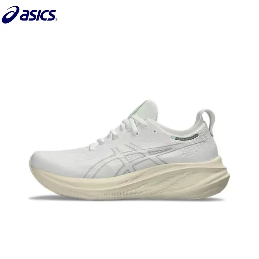 Original Asics Nimbus 26 Running Shoes Men Cushion Wear-resistant Actual Combat Shoes Unisex Sneakers