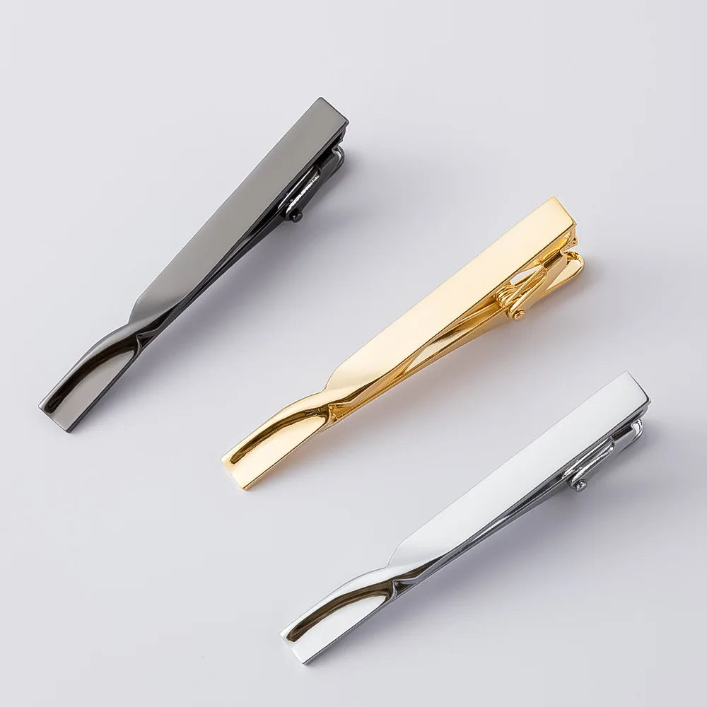 1pc Men's Business Tie Clip - Stylish and Durable Tie Bar for RegularTies -Perfect for Weddings and Business Meetings