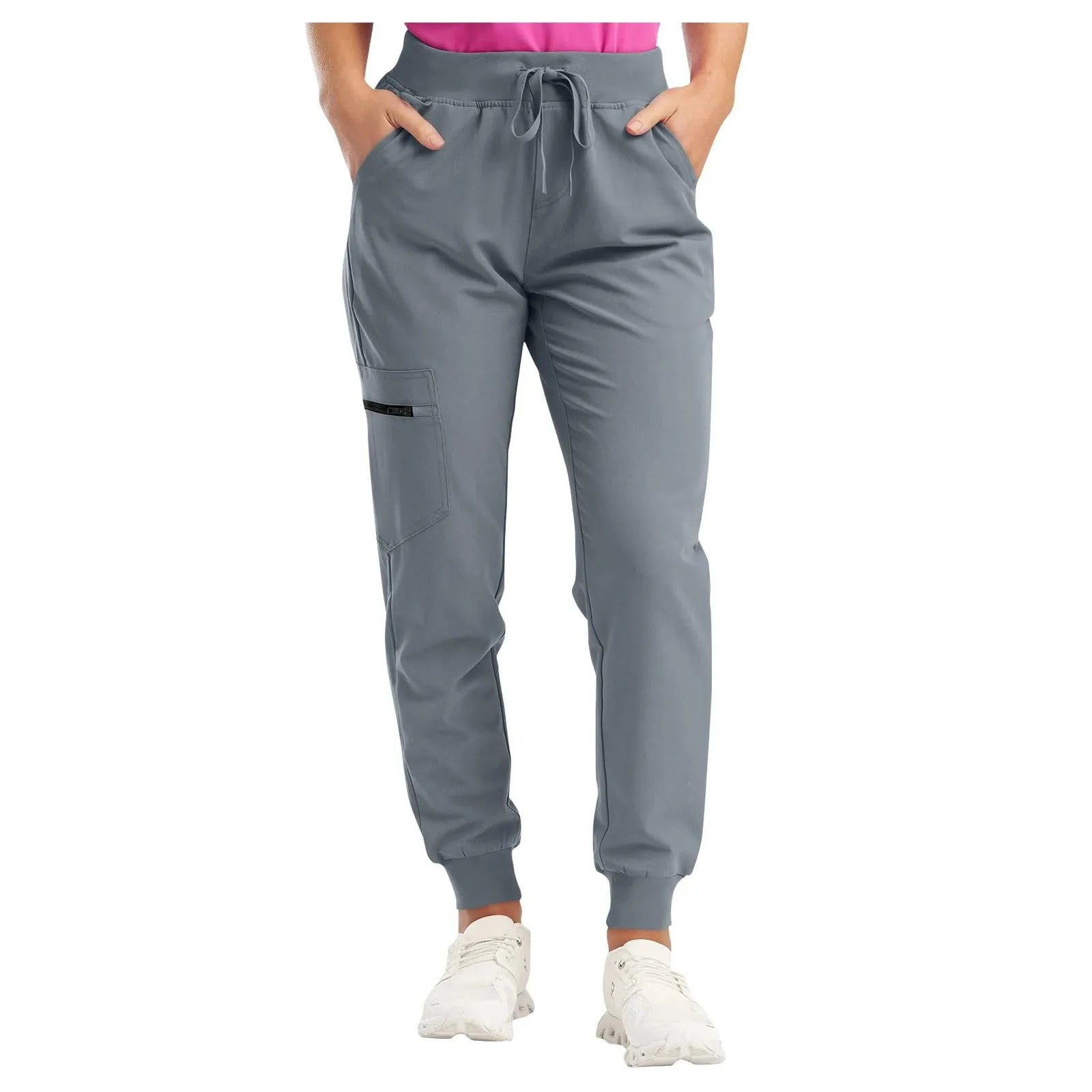 New Jogger Women Men Medical Scrub Work Bottoms Unisex Stretch Beauty Trousers Clinic Doctor Nurse Pants