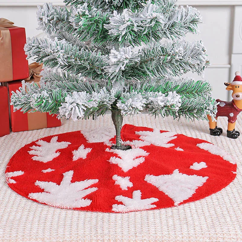 1PC Mini Christmas Tree Skirt Decoration Floor Desktop DIY Christmas Tree New Year Shopping Mall Window Christmas Products