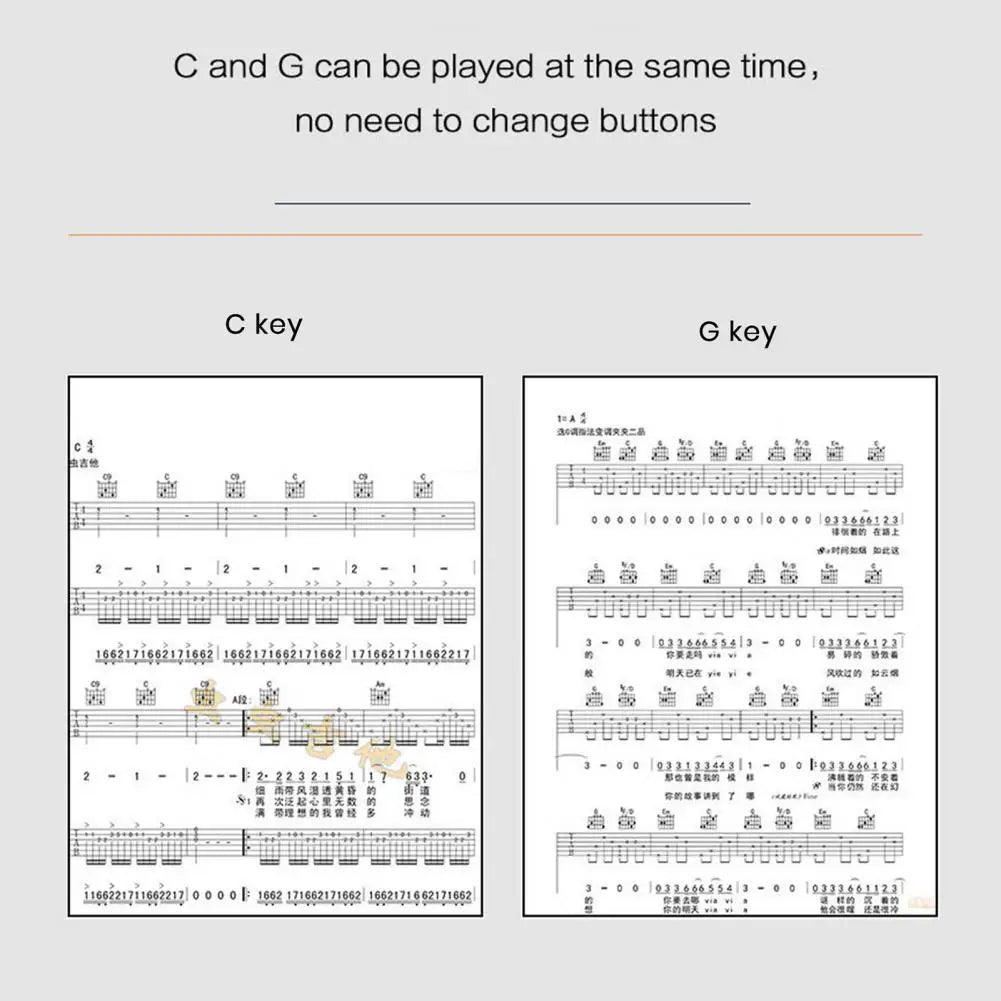 Guitar Chord Helper One-Touch Chords Presser Guitar Learning Tool Guitar Chord Trainer Practice Aid for Beginners