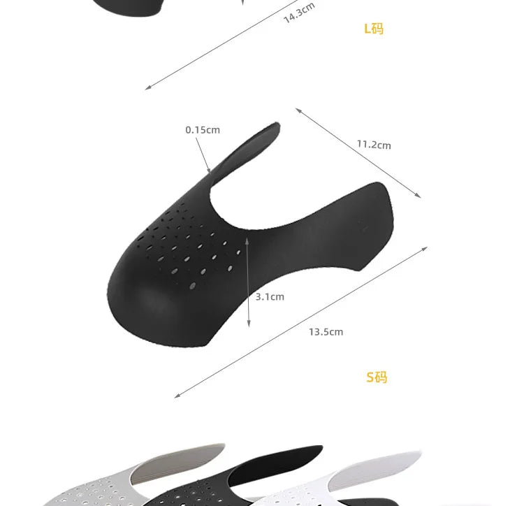 10PCS Shoes Head Stretcher Anti Crease Bending Shield Crack Toe Cap Wrinkled Fold Shoes Anti-Fold Dropshipping Support Protector