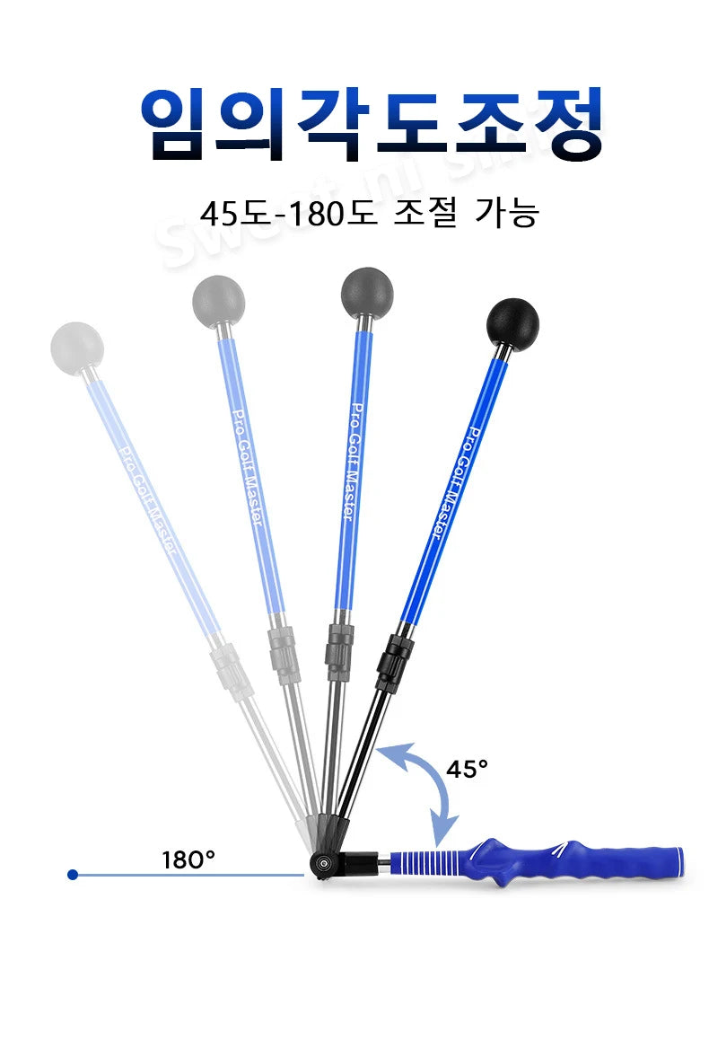 PGM Golf swing trainer Folding Correction Practitioner Adjustable Length Angle Beginner Available with Left Right Hands HGB023