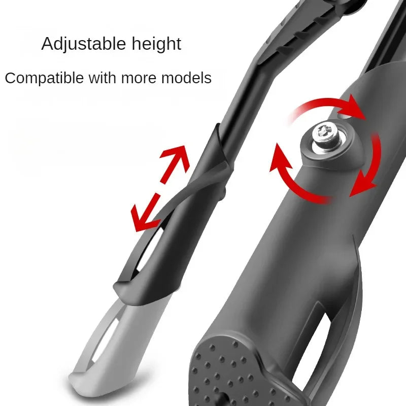 Bicycle Support Mountain Road Bike Aluminum Alloy Side Support Foot Support Double Hole Adjustable Support Cycling Equipment