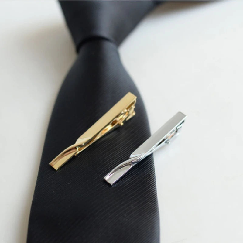 1pc Men's Business Tie Clip - Stylish and Durable Tie Bar for RegularTies -Perfect for Weddings and Business Meetings