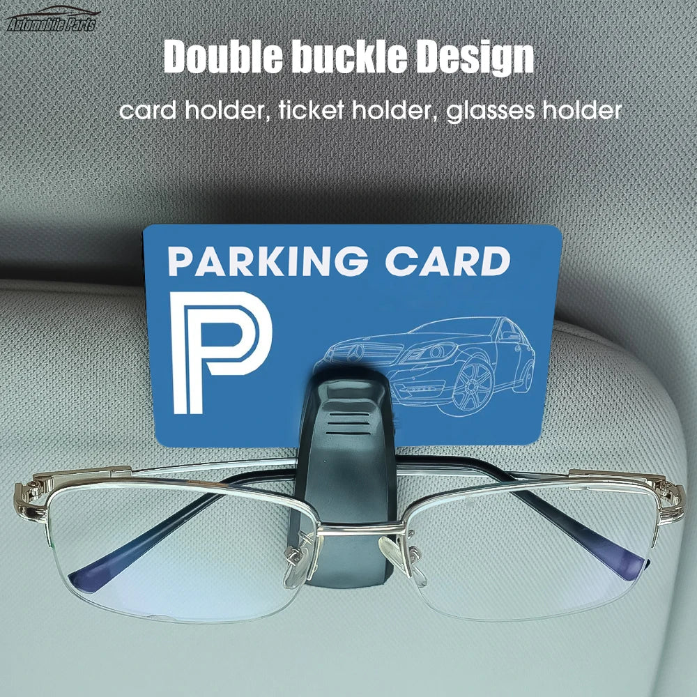 1 Pcs Universal Car Auto Sun Visor Glasses Box Sunglasses Clip Card Ticket Holder Fastener Pen Case Eyeglasses Clips Accessories