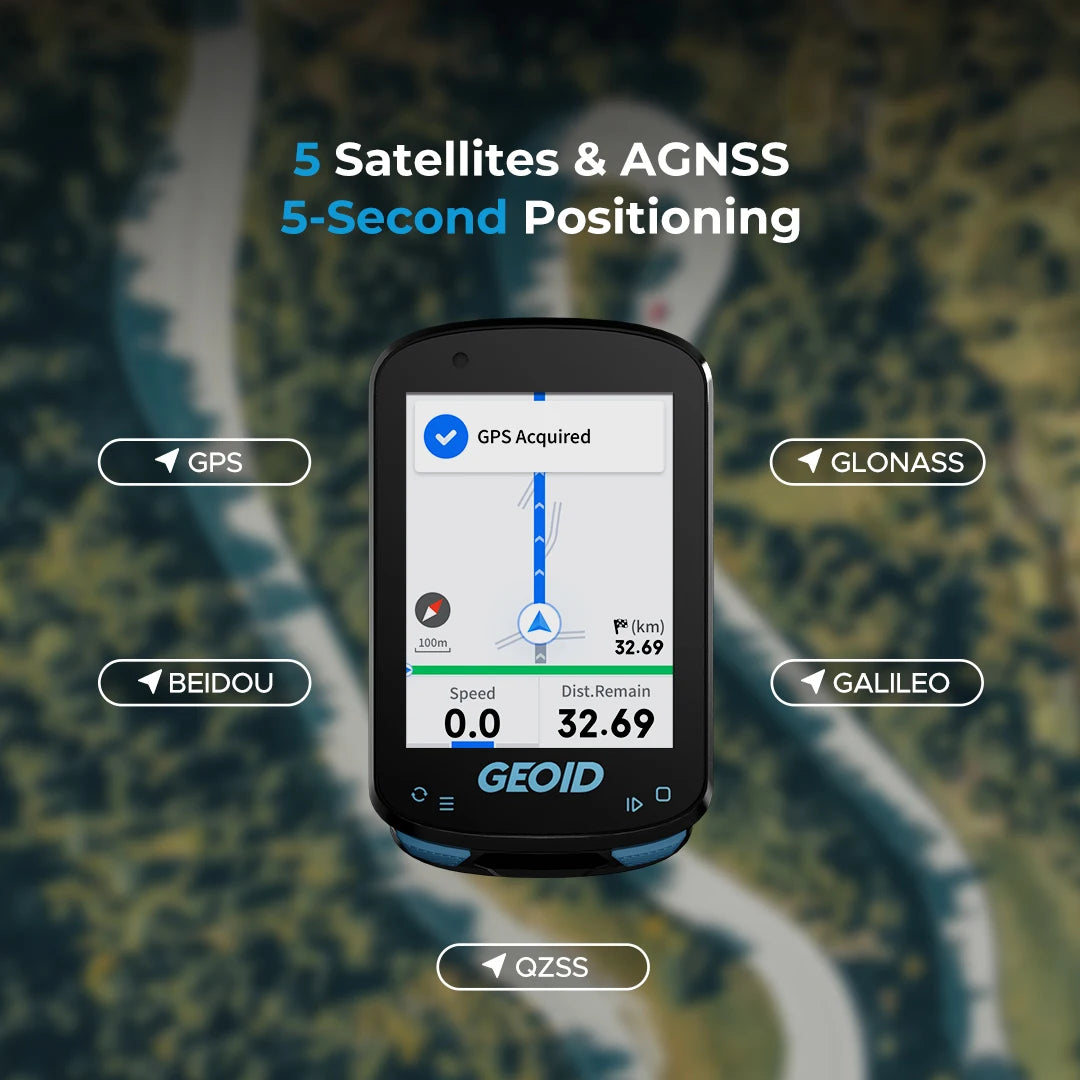 GEOID CC600 Bike Computer Wireless Smart Navigation Bicycle Speedometer Automatical WIFI ANT Odometer IPX7