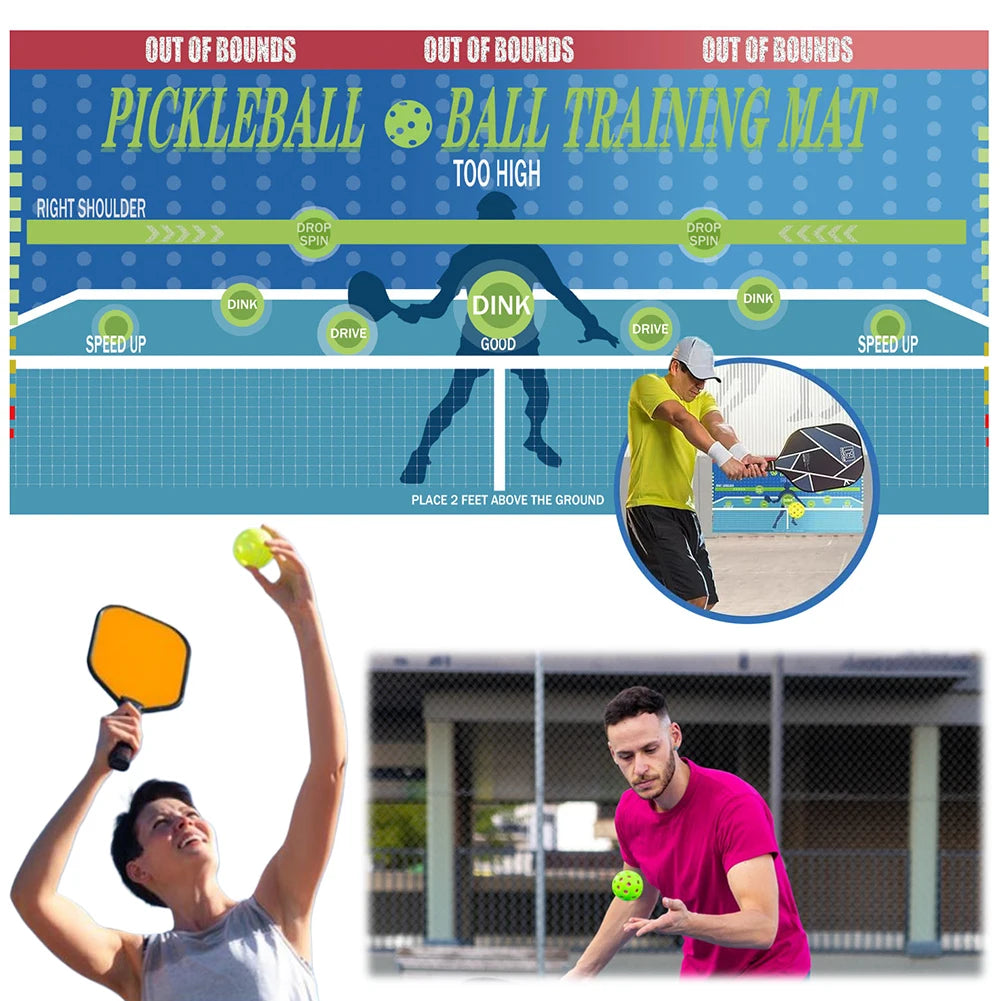 Pickleball Practice Board Pickleball Dink Wall Pad Pickleball Training Dink Pad for Outdoor & Indoor Court Use