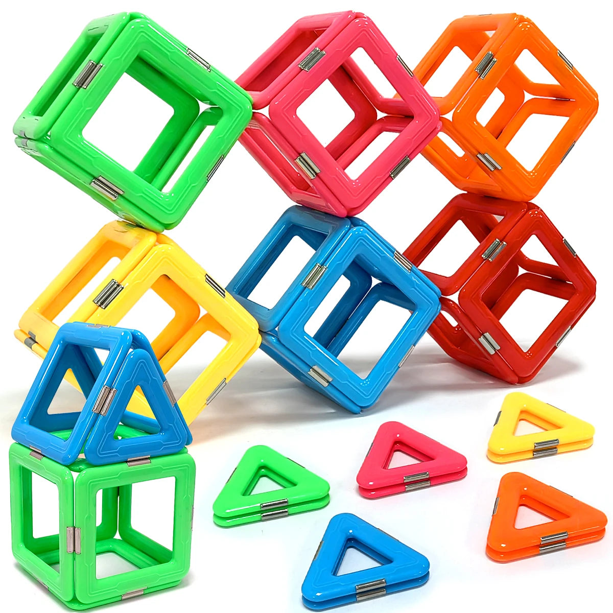 Magnetic Building Blocks Big Size STEM Toys Learning Educational Constructor Set Magnet Toys For Children Toys for Kids Gifts