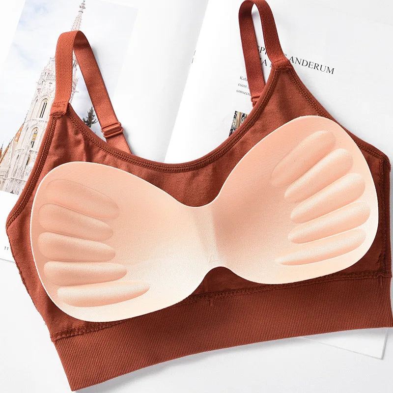 Sexy Seamless Brassiere Bras for Women Full Cup Breathable Bralette Wire Free Sleep Bra Tube Top for Sports High Quality