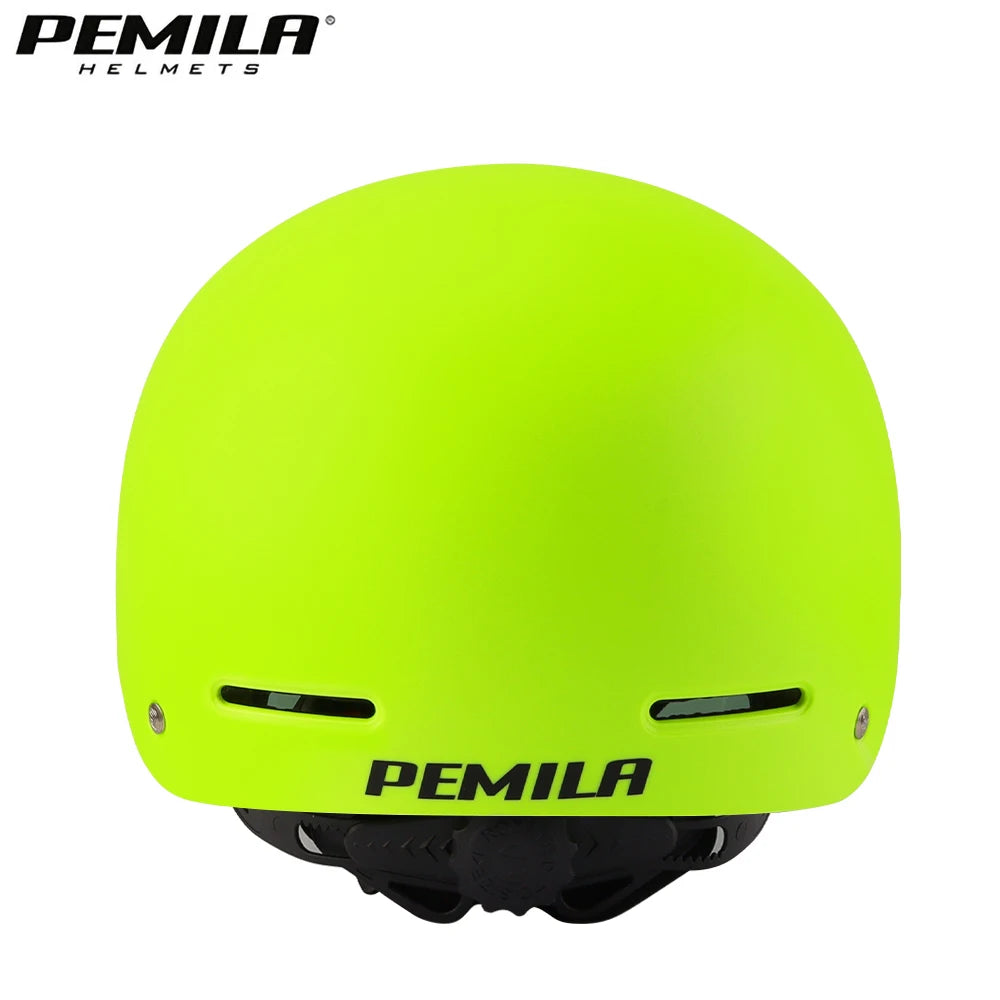 PEMILA New Full edge wrapping process Cycling Helmet With Goggles Lens Ear Protection Bicycle Helmet MTB Road E-Bike Bike Helmet