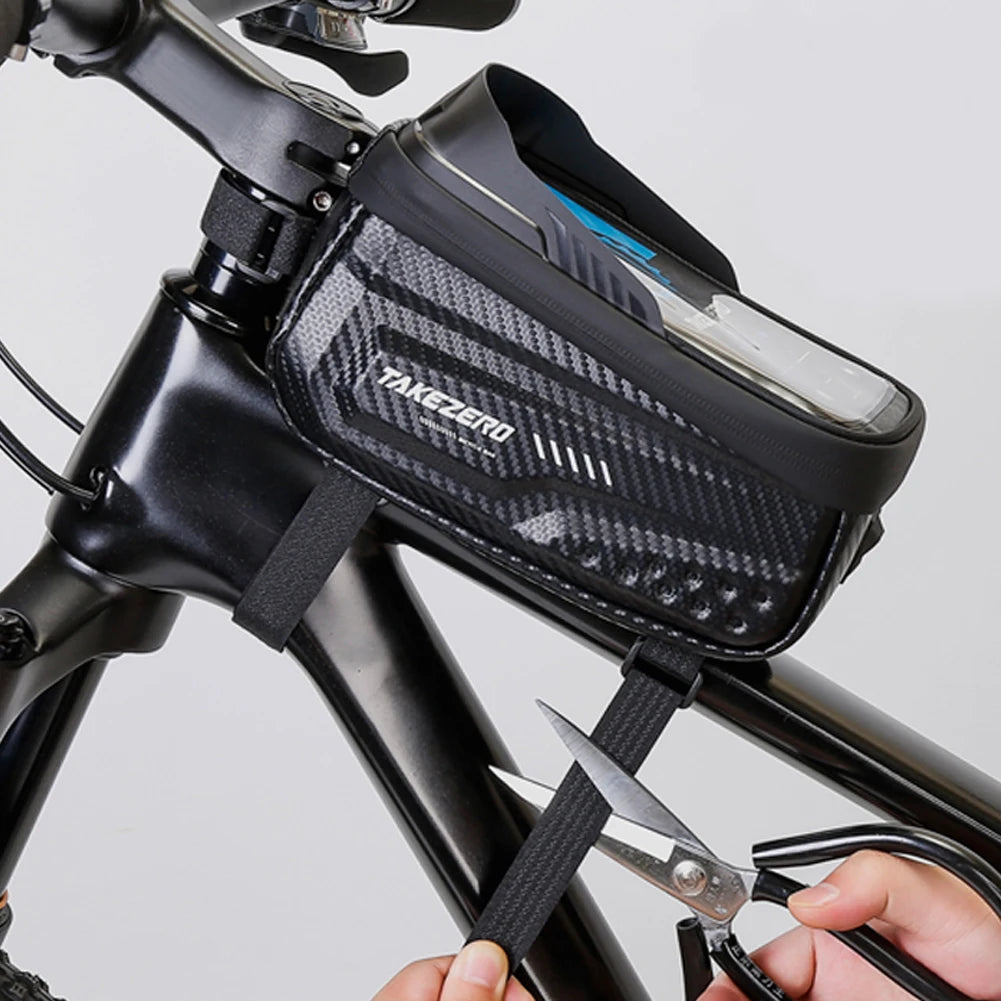 Bicycle Bag Waterproof Touch Screen Cycling Bag Top Frame Tube Bag MTB Road Bike Bag Phone Case Bike Accessories