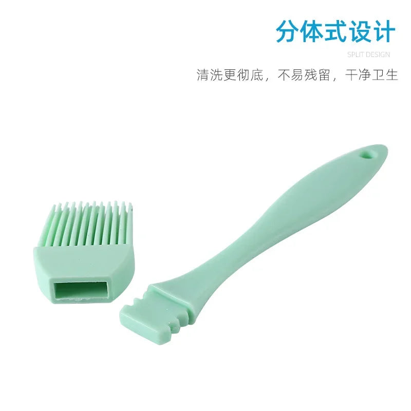 1PC Silicone Barbecue Brush Cooking Barbecue Heat Resistant Oil Brush Kitchen Supplies Stick Cake Tools Utensils Bbq Rill Utdoor