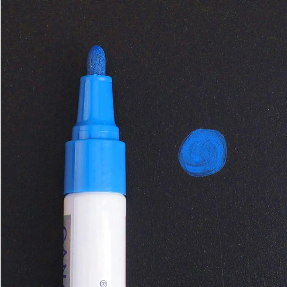 1pcs White Waterproof Cars Wheel Tire Oily Mark Pen Auto Rubber Tyre Paint Pen Cd Metal Permanent Paint Marker Graffiti Touch Up