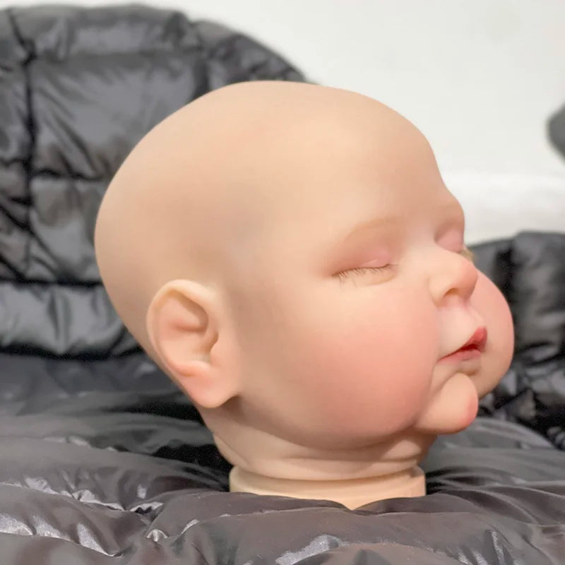 NPK 21inch Already Finished Painted Reborn Doll Parts Peaches  Cute Baby 3D Painting with Visible Veins Cloth Body Included