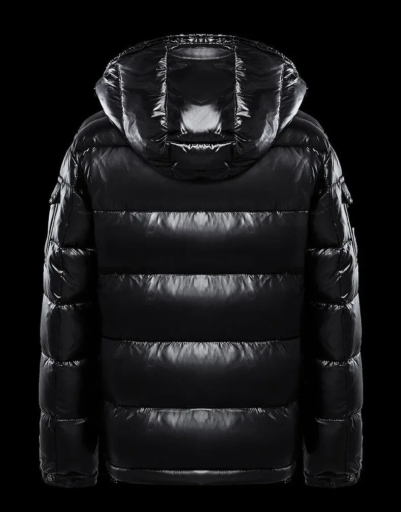 Fashion Waterproof Short Down Jacket Male Lightweight Snow ski Duck Down Parka High Quality Glossy Parka Winter Down Jacket Mens