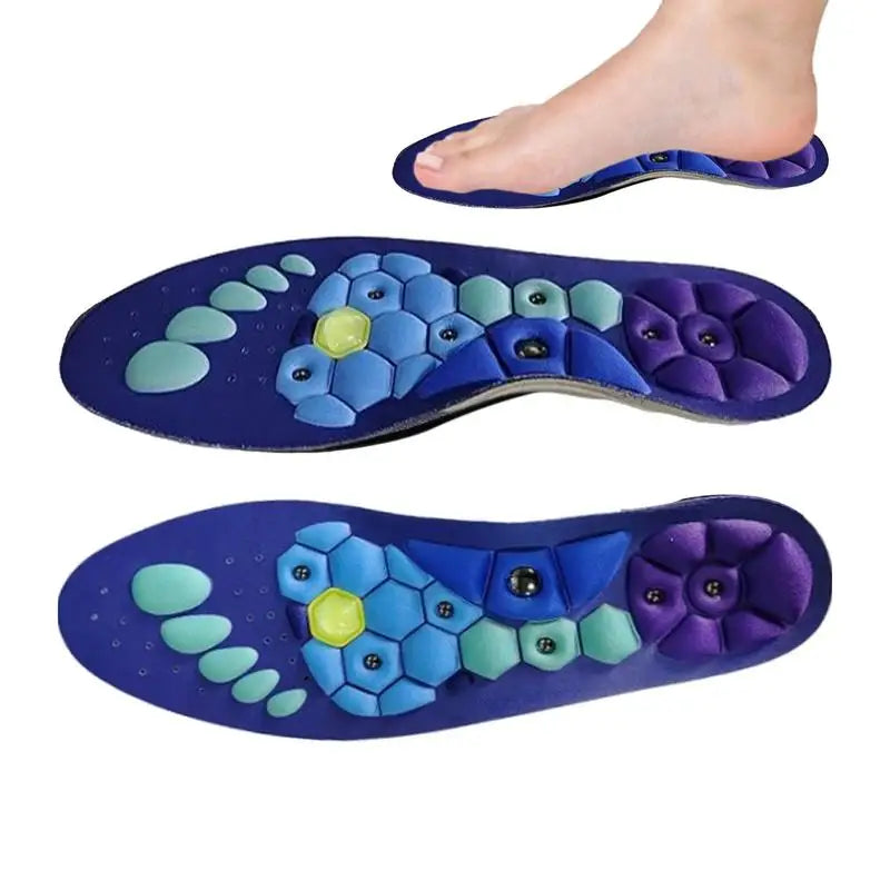 2pcs Magnetic Insoles Massage Shoe Inserts Massage Insoles Footwear Insoles For Men Women Breathable Orthopedic Shoe Inserts