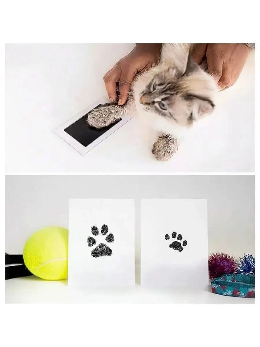 1 Set Baby Handprint Footprints Ink Pads Safe Non-toxic No-Touch Skin Inkless Inkpad Kits Pet Cat Dog Paw Prints Souvenirs Gifts