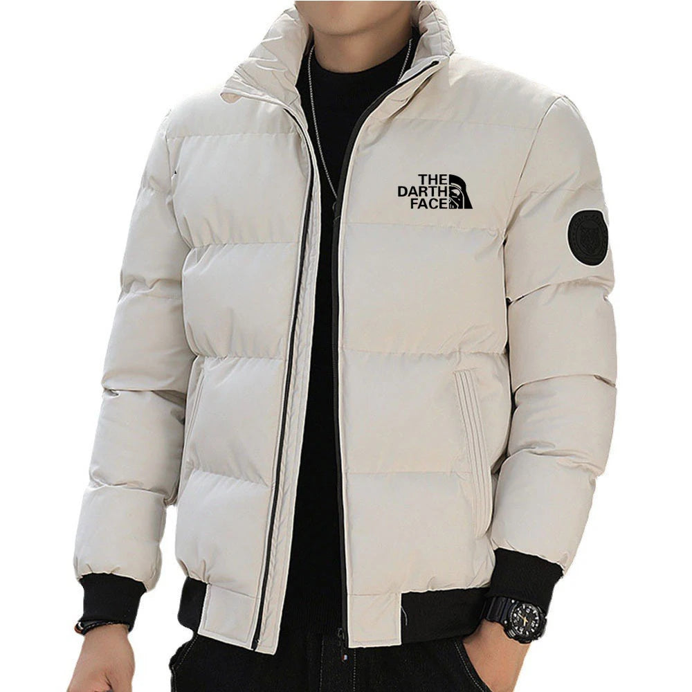 Korean Version New Stand Up Collar Men Cotton Jacket Winter Thick Warm Fashionable Short Down Cotton Jacket