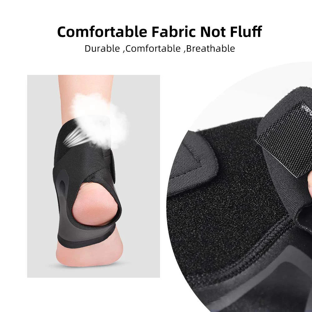 1Pcs Adjustable Compression Ankle Sleeve Elastic Ankle Brace Guard Foot Anti-Sprain Support Heel Protective Strap